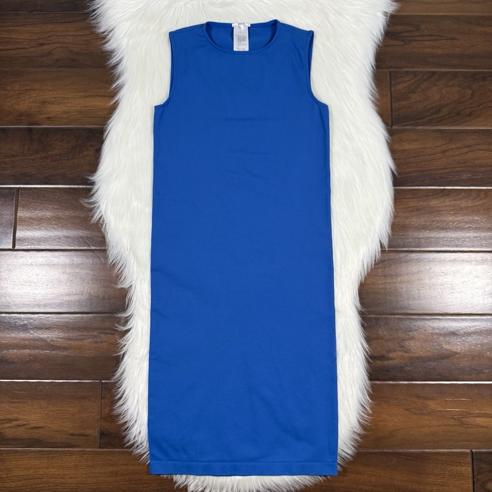 Wolford Women's Size Small Blue Bodycon Sleeveless Seamless Tank Dress
